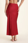Zivame Shimmer Stretchy Saree Underskirt  - Red Dahlia — thumbnail 3